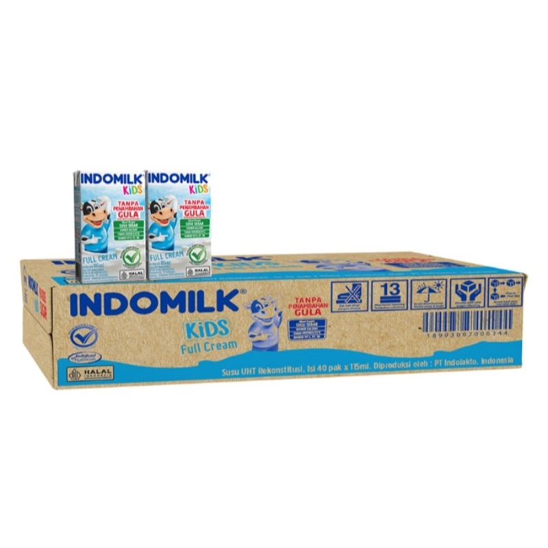 Indomilk 115ml x 40 Kotak Full cream 